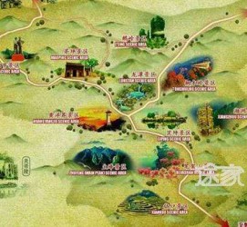 河源景点地图(长沙景点地图)
